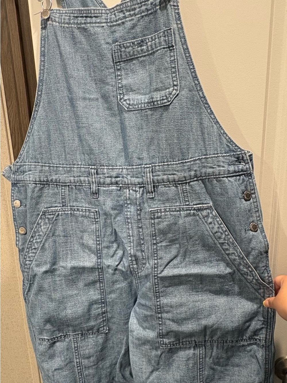 Universal Thread Light Blue Denim Overalls Jumpsuit